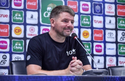 มาร์ค แจ็คสัน ชื่นชม ลูกทีมทำผลงานได้ตามเป้า นัดเปิดบ้านเอาชนะ ราชบุรี 2-0