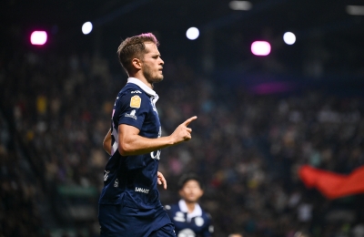 ปราสาทสายฟ้า พลิกแซง พลังกาญจน์ 3-1 เก็บชัย 3 นัดรวด มีเพิ่มเป็น 34 คะแนน รั้งจ่าฝูงไทยลีกต่อไป