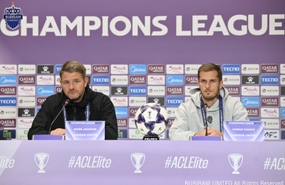 มาร์ค แจ็คสัน และ โกรัน เคาซิช ชี้ เกมวันพรุ่งนี้ไม่ง่าย แต่เป้าหมายชัดเจน คือ การคว้า 3 แต้มกลับบ้าน